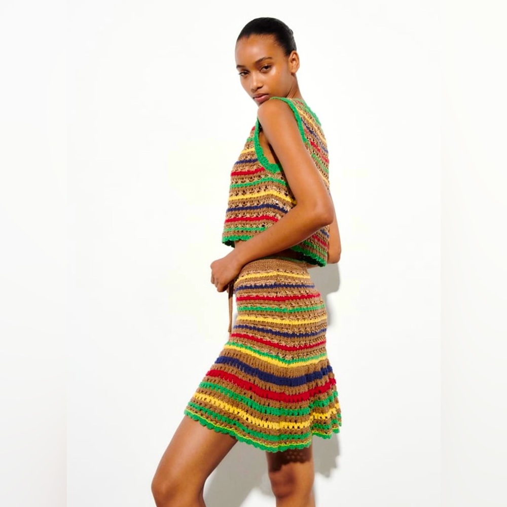 Zara crocheted crop top - Picture 2 of 7